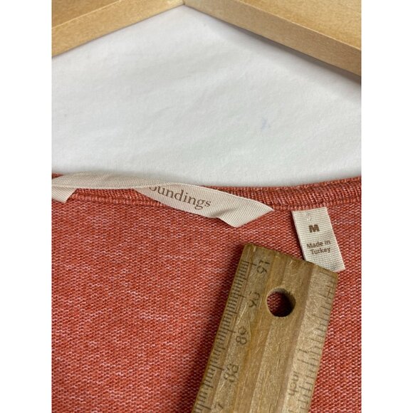 Soft Surroundings Half‎ Sleeve Top size Medium Orange - Picture 2 of 6